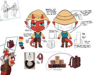 The Seeker Plushie Commission Concept Art