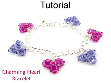 Charming Heart Bracelet PDF Beading Tutorial