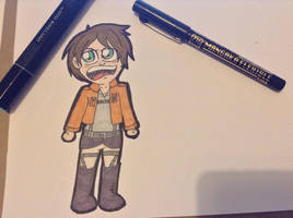 COMMISSION-UBERMIDGET- EREN JAEGER- PAPERCHILD