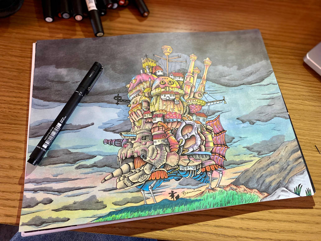 Howls Moving Castle by BMIllustration on DeviantArt