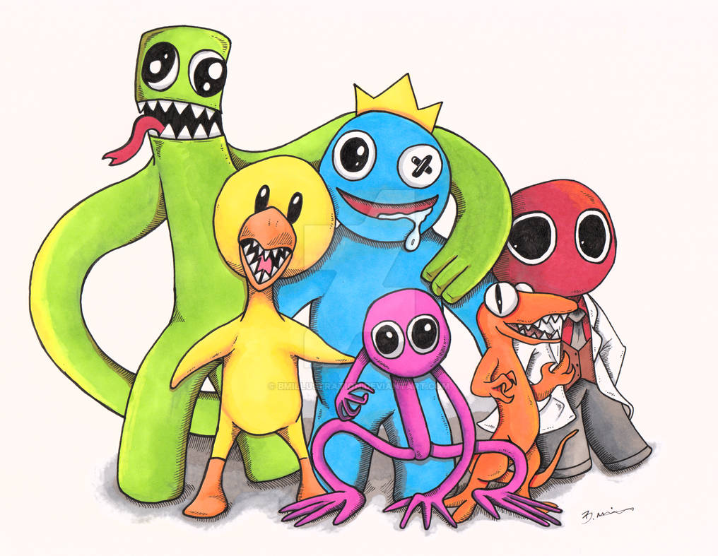 Rainbow Friends by BMIllustration on DeviantArt