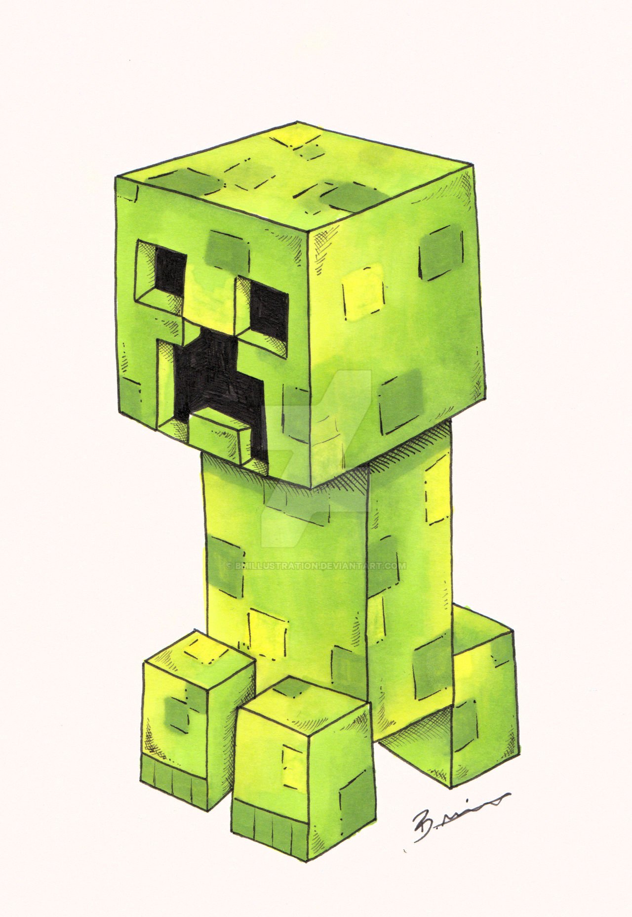Portrait of a Creeper by AIBryce on DeviantArt