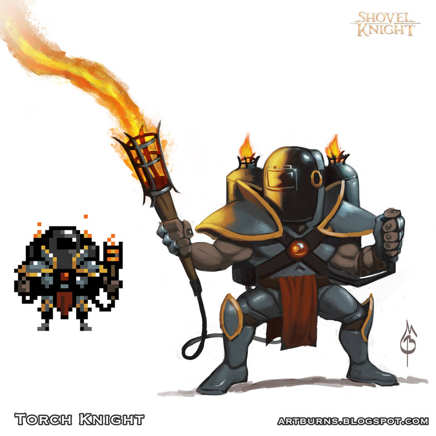 Torch Knight by FlammablePerson on DeviantArt