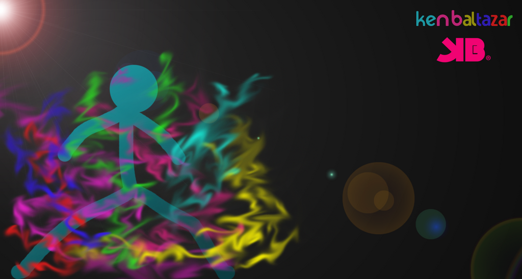 Colorful Stick Man Colorful Stick Figure by kenbaltazar on DeviantArt
