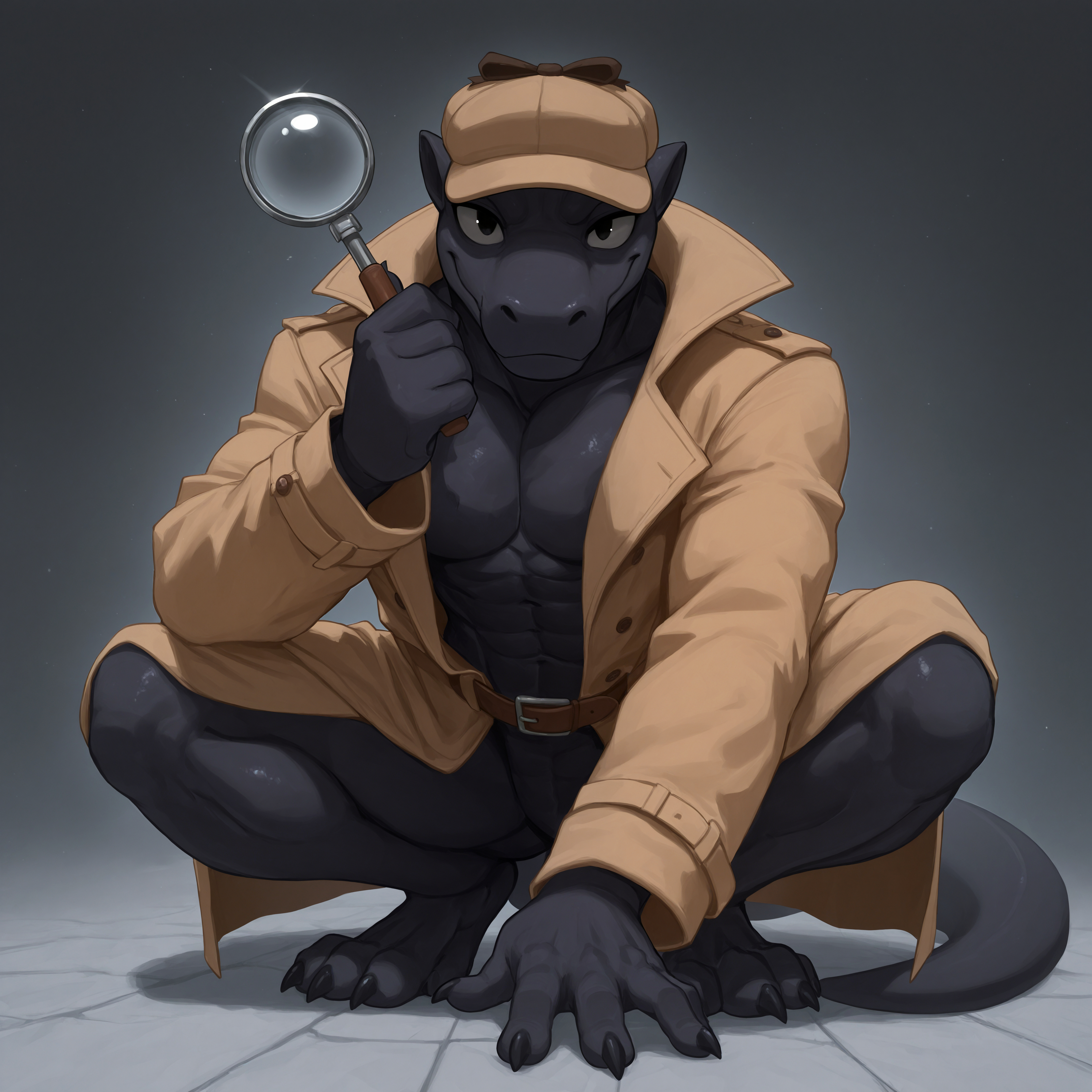 Lizard Interrogates Detective Lizard by FFrenderX on DeviantArt