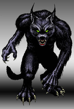 Wicked Wolf Films LLC Logo Character