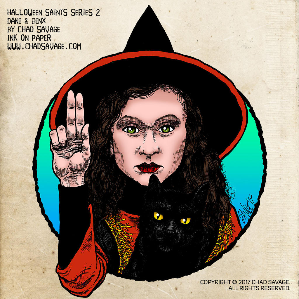 Halloween Saints Series 2: Dani and Binx by SavageSinister