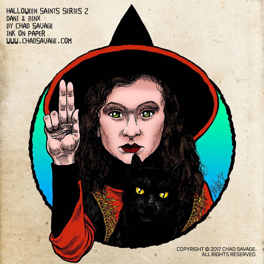 Halloween Saints Series 2: Dani and Binx by SavageSinister