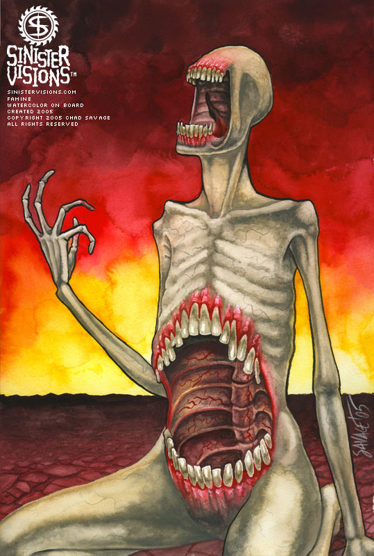 FAMINE : The Third Horseman by SavageSinister