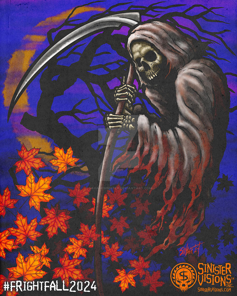 Fright Fall Fright-Fall 2024 Day 03 Reaper by SavageSinister on DeviantArt