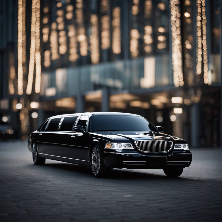 Deviantart Limo Luxury Stretch Black Limousine Front Facing by alyd76 on DeviantArt