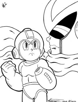 Mega Man #1 Set1 (LINEART)