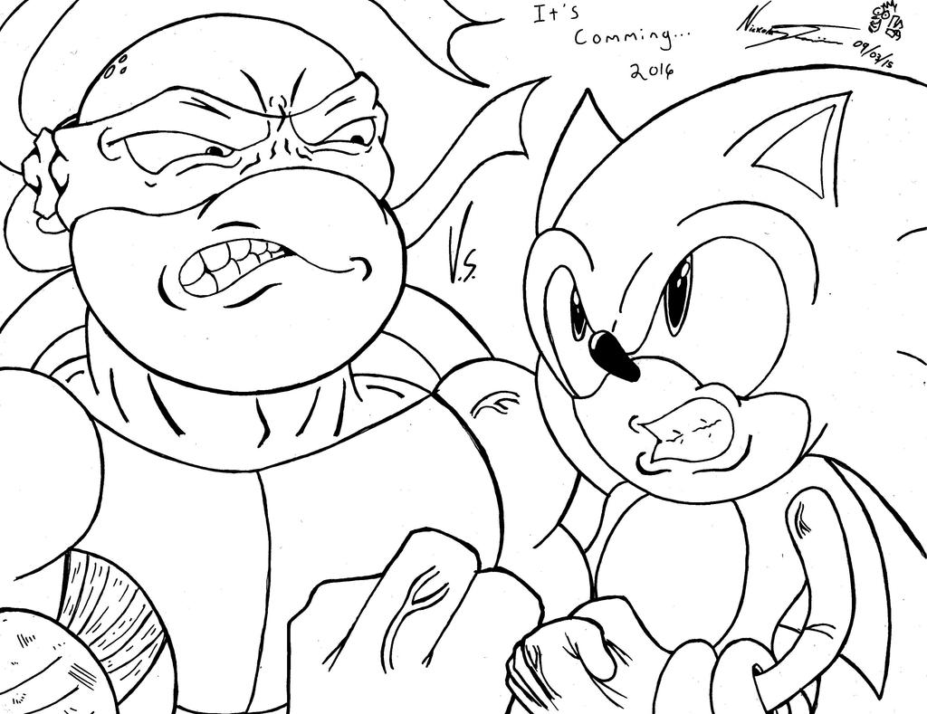 Sonic vs. Leonardo The Clash of the Century!