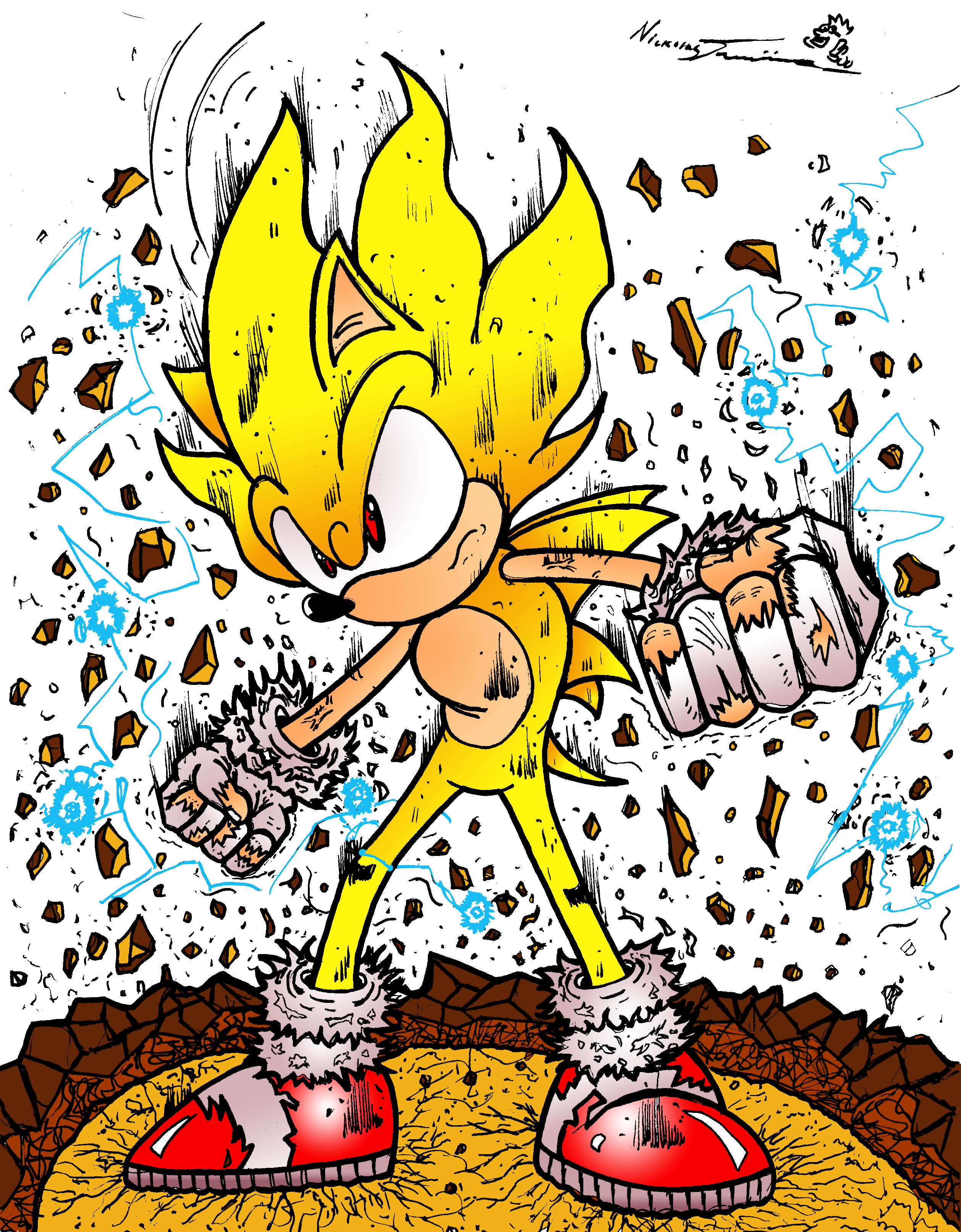 Super Sonic (Sonic 2 Movie Sequel Fanart) by 84greghamm35 on DeviantArt