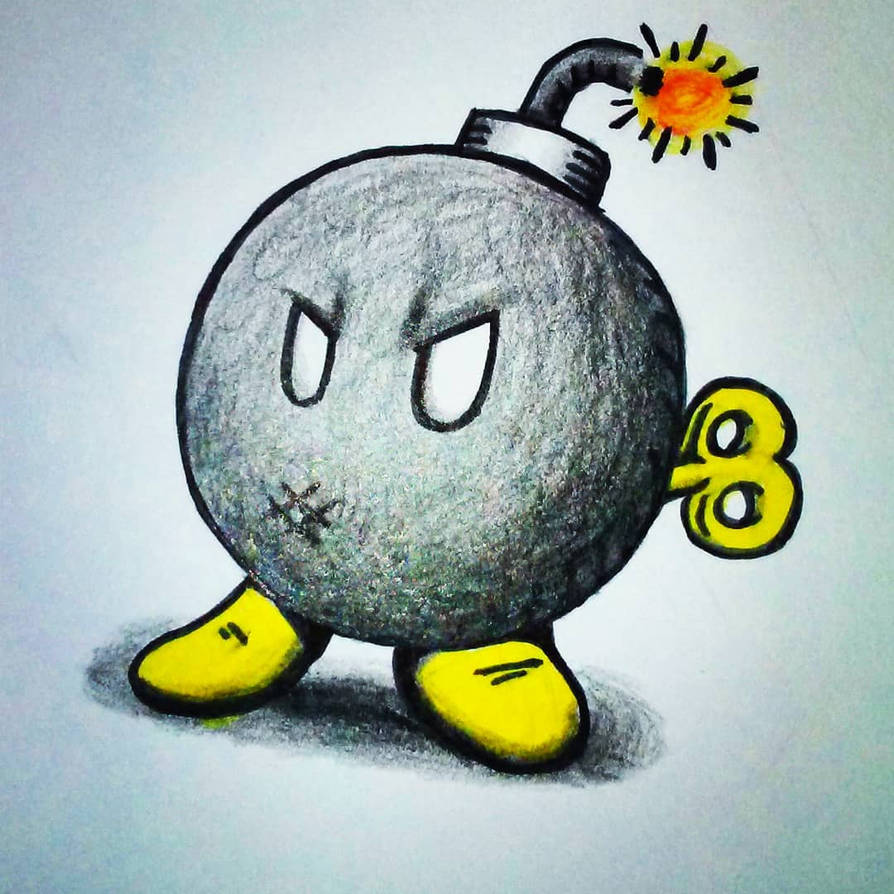 Bobomb Tattoo Flash by WilsonTrnt on DeviantArt