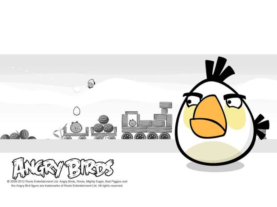 Angry Birds White Bird Wallpaper