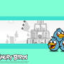 Angry Birds Blue Birds/The Blues Wallpaper(Remake)