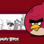 Angry Birds Big Red Bird/Terence Wallpaper(Remake)