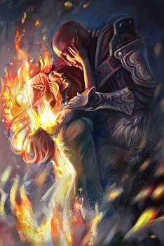 Nothing left than flames - Solavellan Fanart