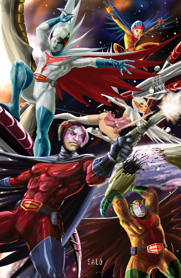 Gatchaman Deviantart Gatchaman by sal0 on DeviantArt
