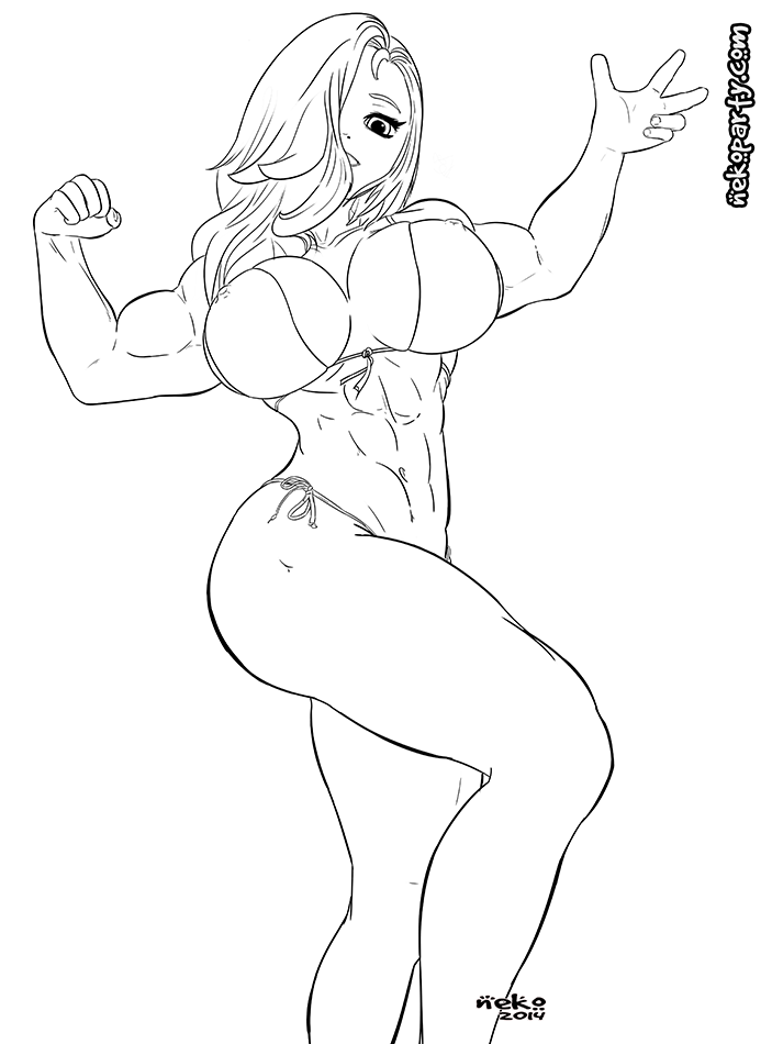 Muscle Jessica rabbit