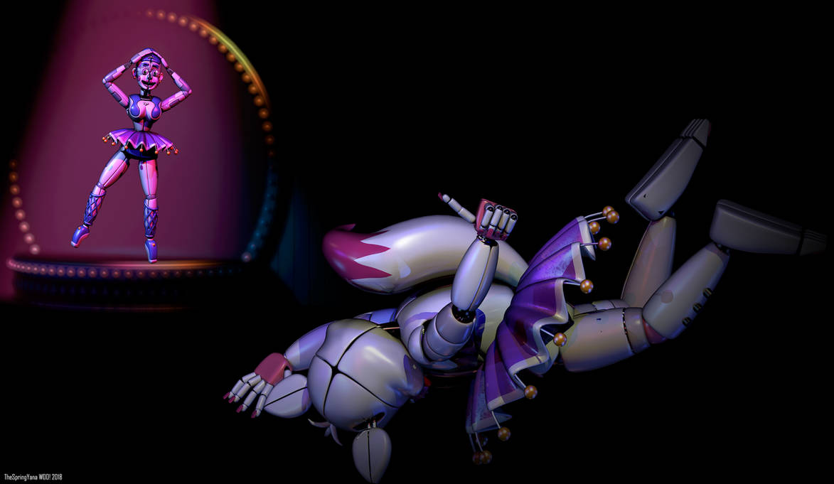 Ballora teaches Funtime Foxy (Part 2) C4D/FNAF by TheSpringYanaWOO on Devia...