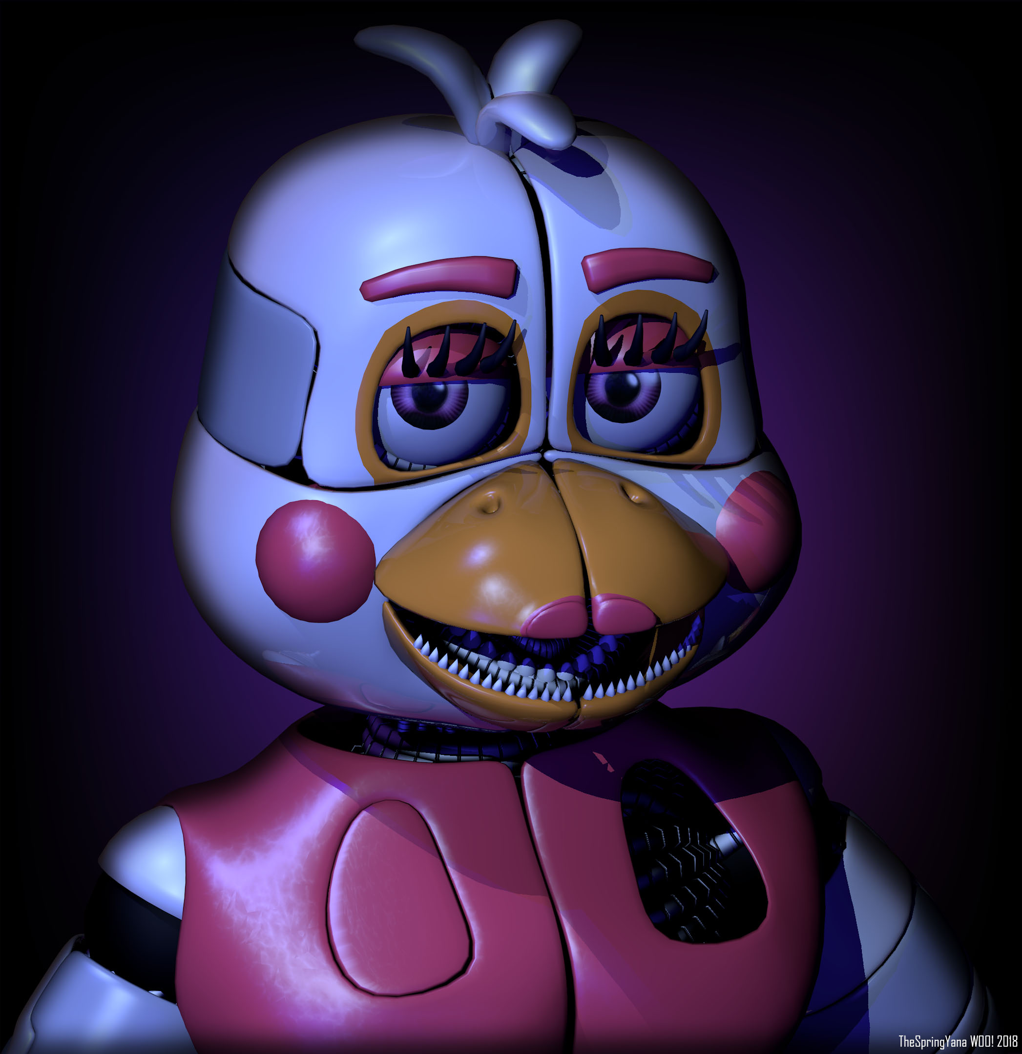 C4d, Funtime Chica v2