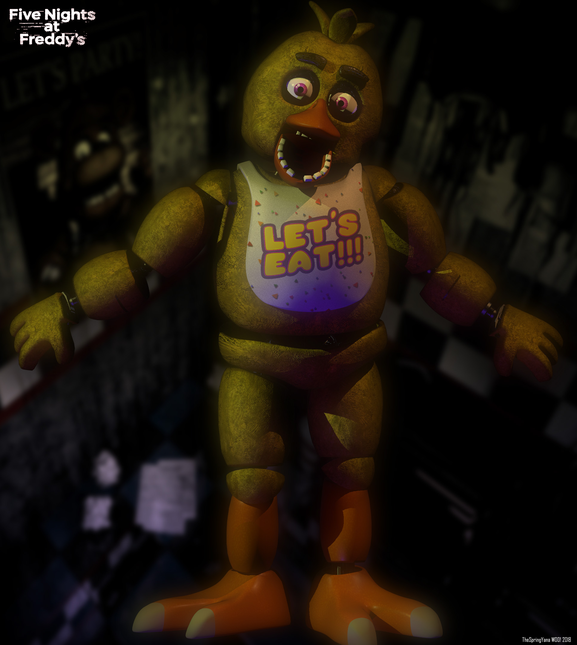 Fnaf Show Stage preview ( FnaF 1 C4D map by chiki by chiki-canal on  DeviantArt