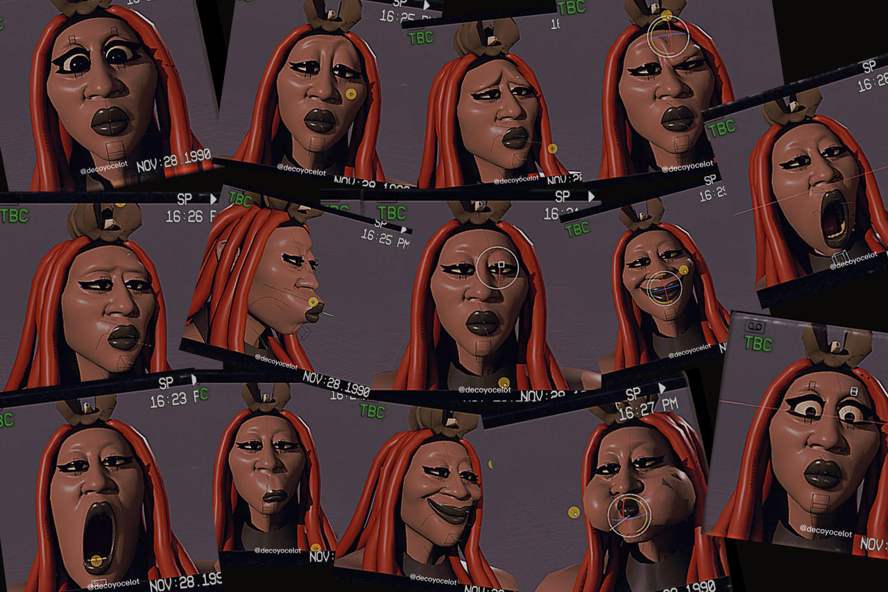 Face Rig For Mmd face rig test by decoyocelot on DeviantArt