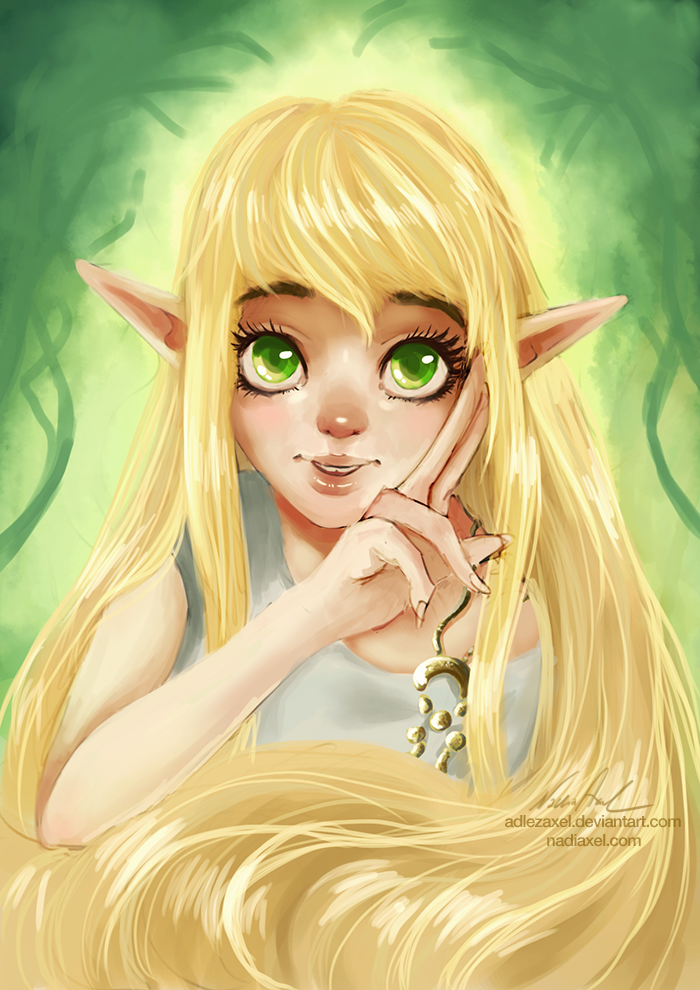 Colored digital sketch :: Elfie