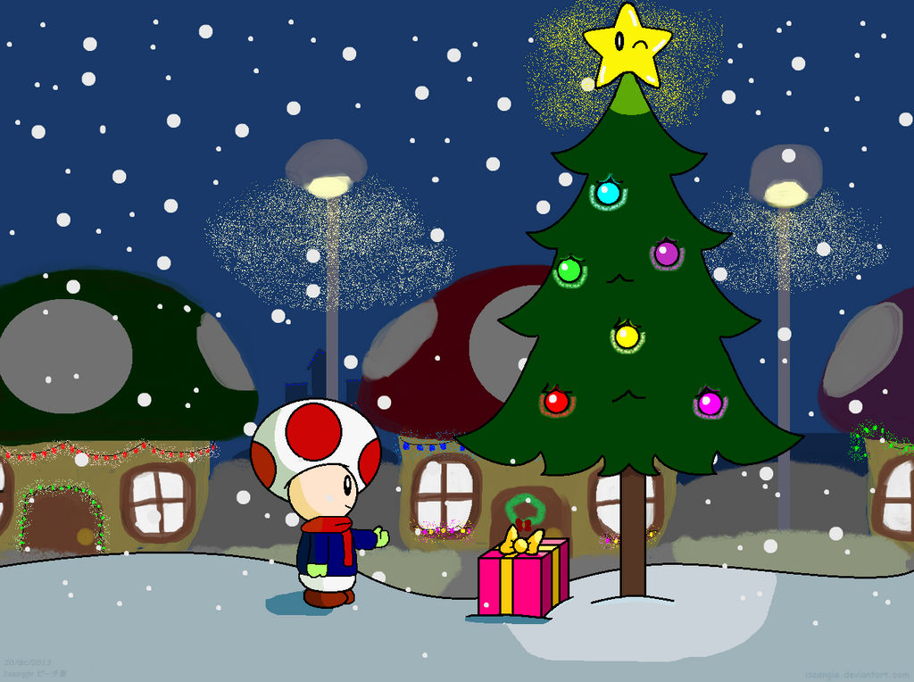 Merry Christmas for Toad by Isaangie on DeviantArt