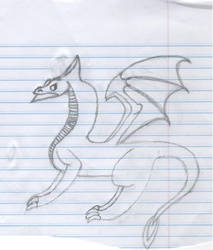 My first dragon -no color-