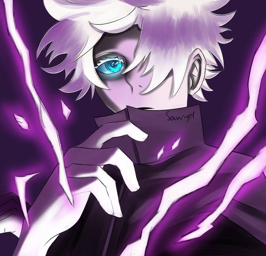 Gojo Satoru-Hollow Puprle by RoseTintGlasses on DeviantArt