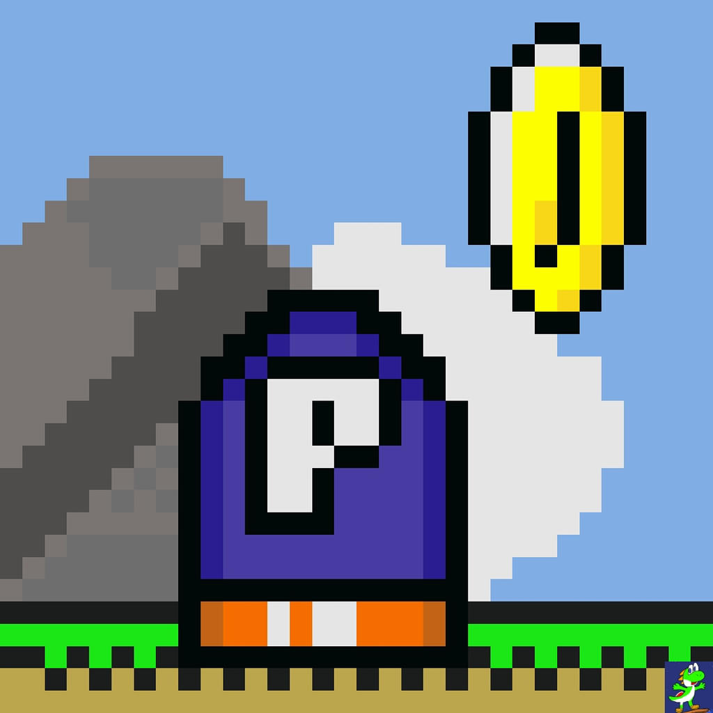 Super Mario World P-Switch by DeviantYoshi64 on DeviantArt