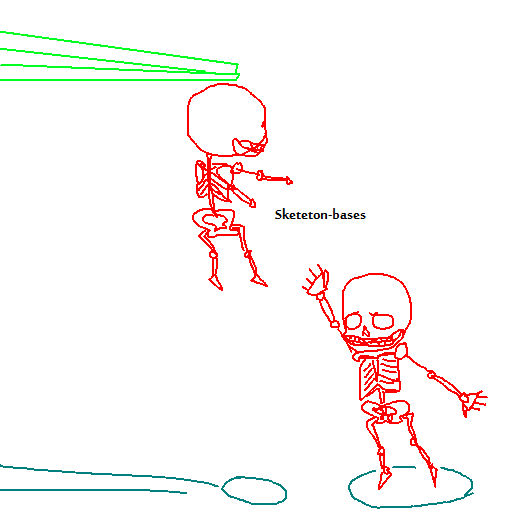 Skeleton Base Character Skeleton Base 4 (chibi) by Sketeton-bases on DeviantArt