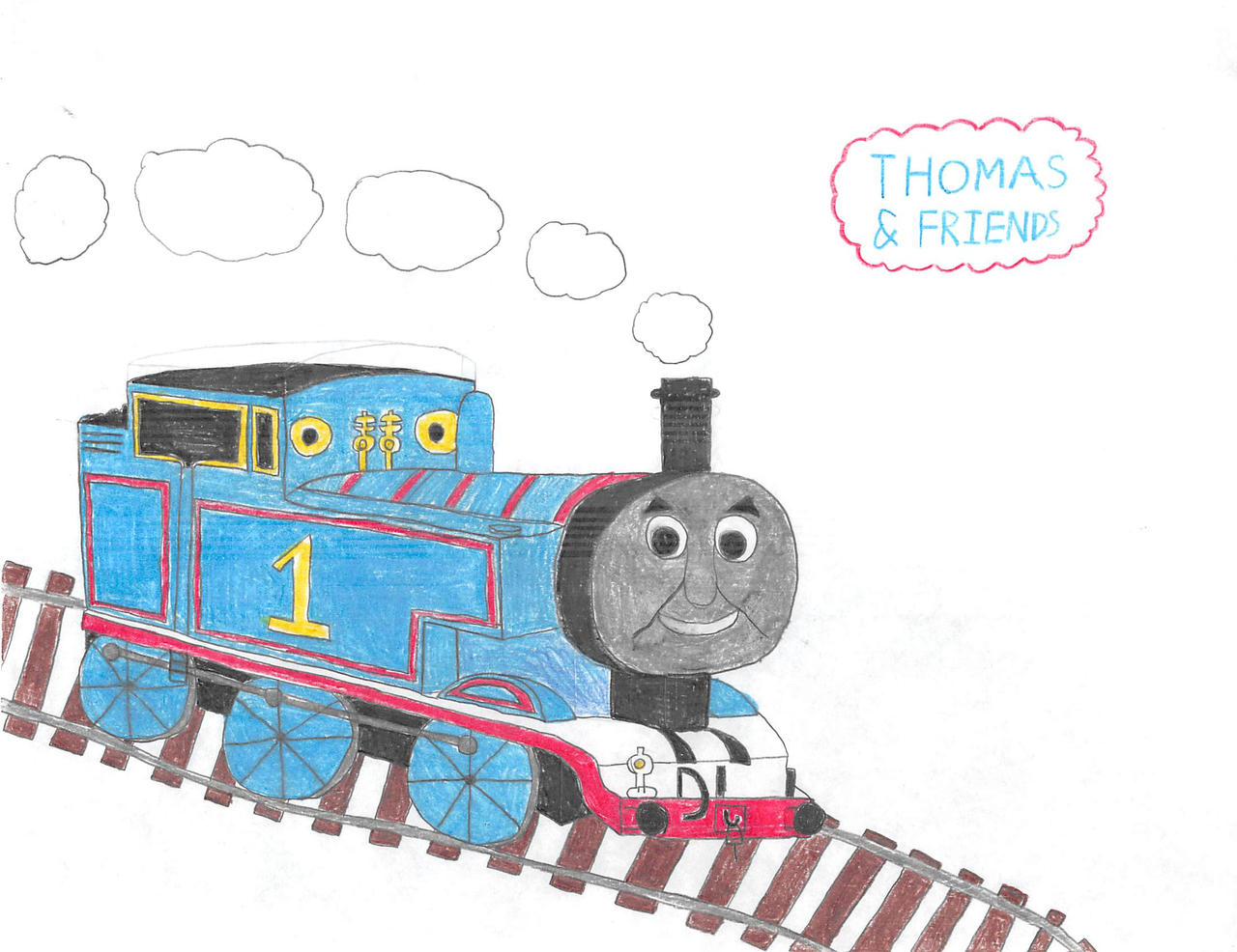 Thomas Drawing Deviantart Thomas Drawing by Merritt-Trainboy on DeviantArt