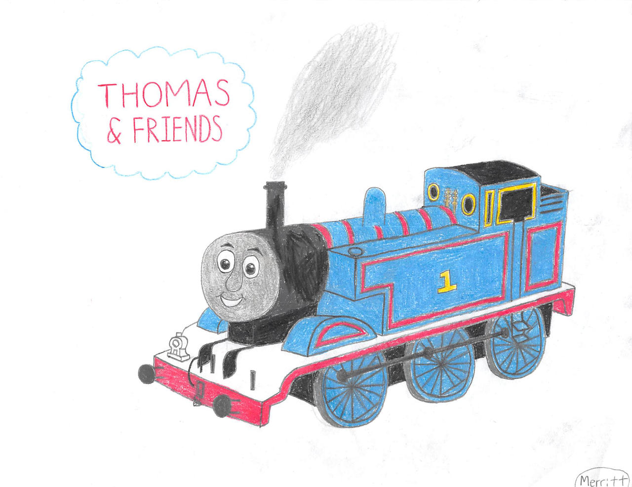 Thomas Tank Engine Drawing by MerrittTrainboy on DeviantArt Thomas Tank Engine Drawing by MerrittTrainboy on DeviantArt