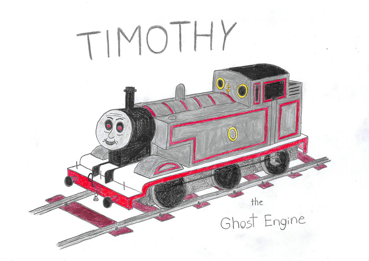 Timothy the Ghost Engine drawing by Merritt-Trainboy on DeviantArt