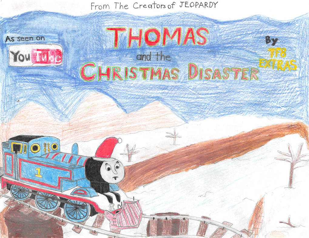 Thomas and the Christmas Disaster Drawing by Merritt-Trainboy on DeviantArt