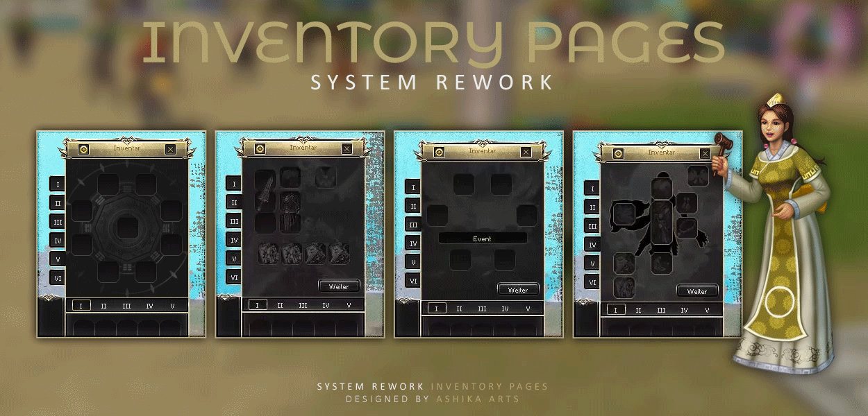 Inventory Pages - System Rework by xAshikaArts on DeviantArt