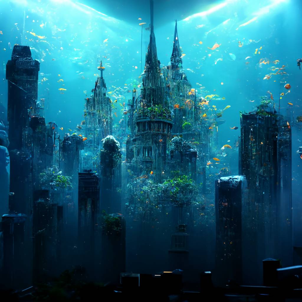 Underwater Palace by pointkuroo on DeviantArt