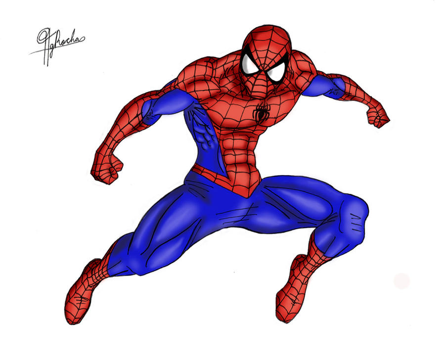 Spider-Man Color by KaholStudio on DeviantArt