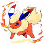 Jankie the Flareon showing his moves