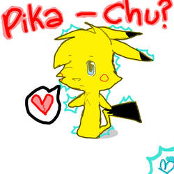 Chibi Sad Pikachu