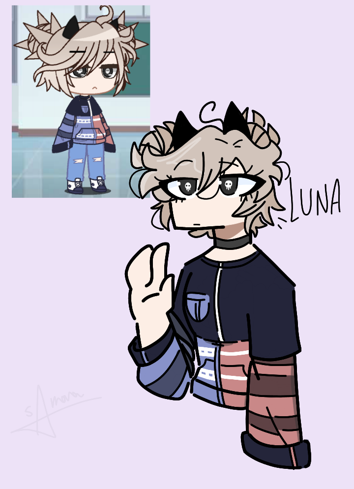 Luna-Gacha Club oc by samygfreitas on DeviantArt