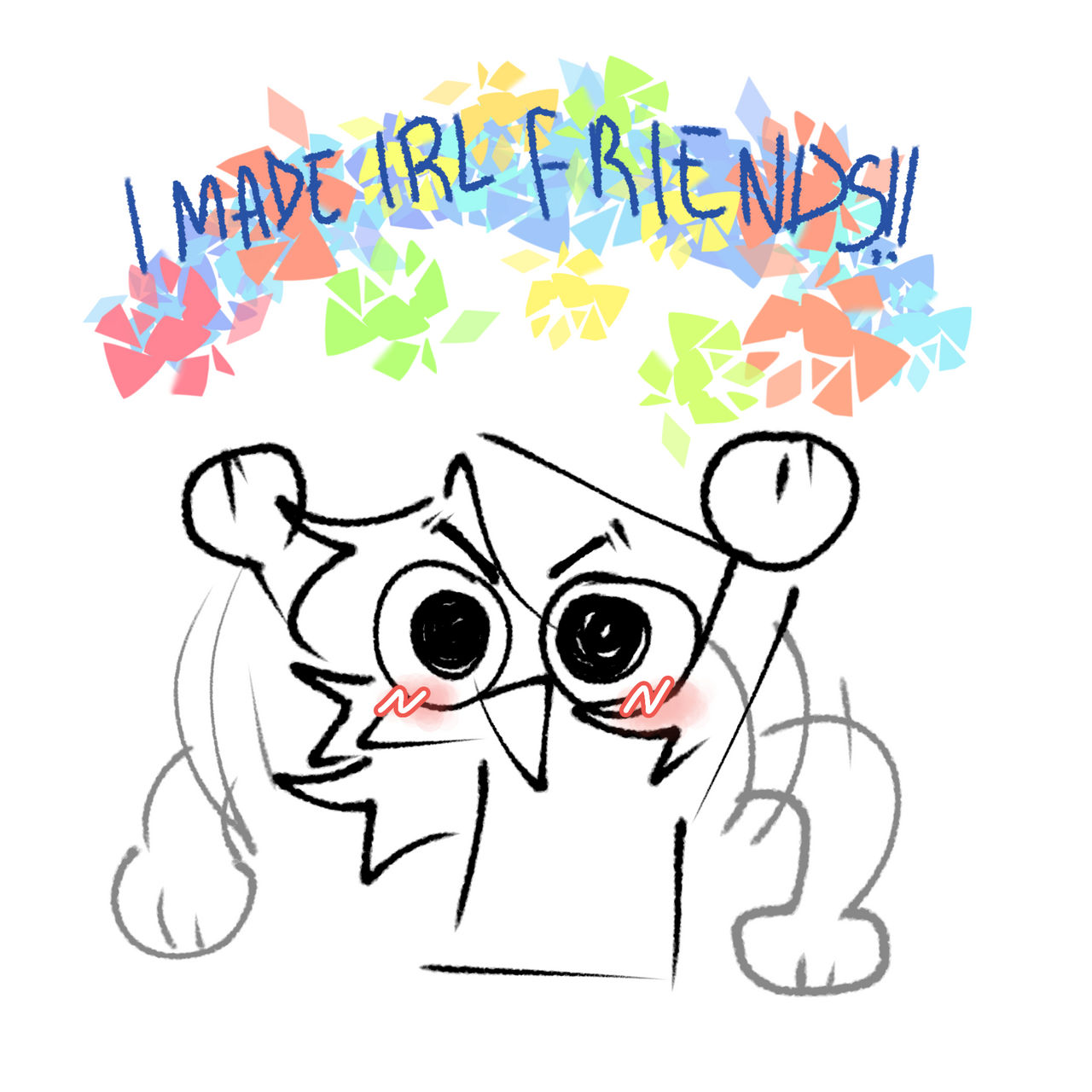 I MADE NEW FRIENDS IRL OMG by samygfreitas on DeviantArt