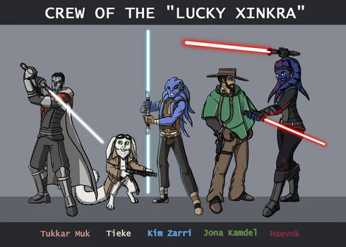 Star Wars 5e - Crew of the Lucky Xinkra