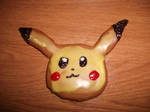 Gingerbread Pikachu~ by Pinkpeach112