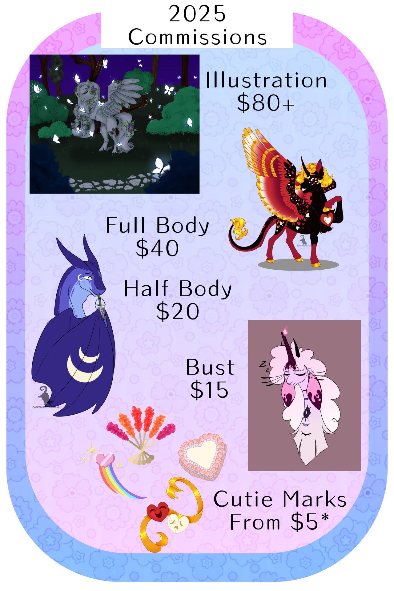 2025 Commissions (5/5 OPEN)