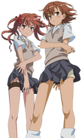 Mikoto and Kuroko